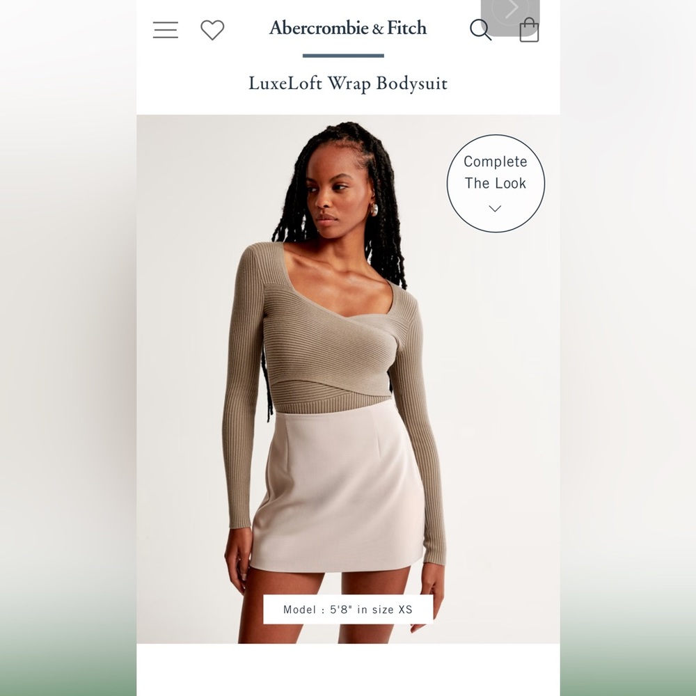 Abercrombie and Fitch LuxeLoft Wrap Bodysuit